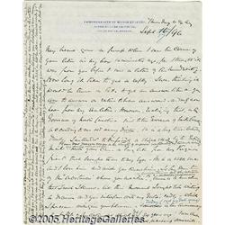 Oliver Wendell Holmes, Jr. 1896 Letter Signed Oli