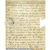 Image 2 : Sam Houston 1826 Autograph Letter Signed to Willi