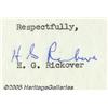 Image 2 : Admiral Hyman Rickover Archive of 45 Signed Lette