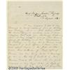 Image 1 : Daniel Edgar Sickles 1861 Autograph Letter Signed