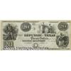 Image 1 : Republic of Texas $20 Treasury Note (1840) This l