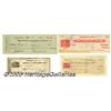 Image 1 : American Noah Webster Signed Check Together with 