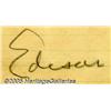 Image 2 : Thomas A. Edison Autograph Note Signed "Edison", 
