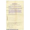 Image 1 : Tommy Gun Inventor John T. Thompson Signed Docume