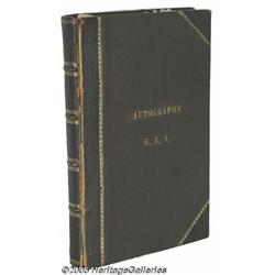 Great Victorian New England Autograph Album From 