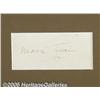 Image 2 : Mark Twain Autographed Card. Arguably the greates