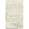 Image 1 : Artist Winslow Homer 1907 Autograph Letter Signed