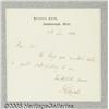 Image 2 : James Russell Lowell Autograph note signed, "J.R.