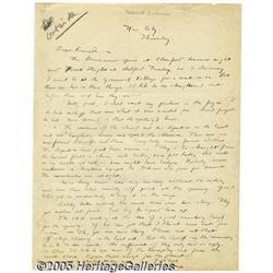 Dramatist Maxwell Anderson Autograph Letter Signe