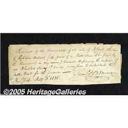 Samuel F. B. Morse, 1836 A superb association pie
