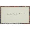 Image 1 : John Phillips Sousa His signature on a 3.6" x 2" 