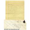 Image 1 : Terrific Autograph Letter Signed by Author John S
