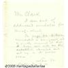 Image 1 : Lew Wallace Note to his Editor Autograph letter s