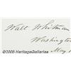 Image 2 : Walt Whitman Signature (1872) Long Island's nativ