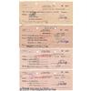 Image 1 : J(ean) Paul Getty Lot of Nine Signed 1940s Checks