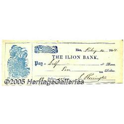 Samuel Remington Collection of 44 Checks A fine g