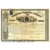 Image 1 : 1863 American Express Stock Certificate Signed by