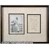 Image 1 : Mahatma Gandhi Framed Signed Letter 1938 and Phot