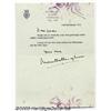 Image 1 : Lord Mountbatten of Burma Typed letter signed, "M