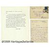 Image 1 : Sculptor Auguste Rodin 1916 Manuscript Letter Sig