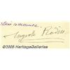 Image 2 : Sculptor Auguste Rodin 1916 Manuscript Letter Sig