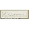Image 2 : P. T. Barnum Cut Signature The founder of the gre