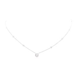 0.78 ctw Diamond Necklace - 14KT White Gold