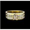 Image 2 : 14KT Yellow Gold 1.64 ctw Diamond Ring