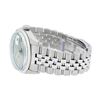 Image 4 : Rolex Mens Stainless Steel 36MM Slate Grey Roman Datejust Wristwatch