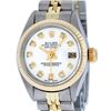 Image 1 : Rolex Ladies 2 Tone 14K White Diamond 26MM Datejust Wristwatch