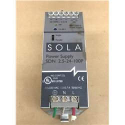 SOLA SDN 2.5-24-100P POWER SUPPLY