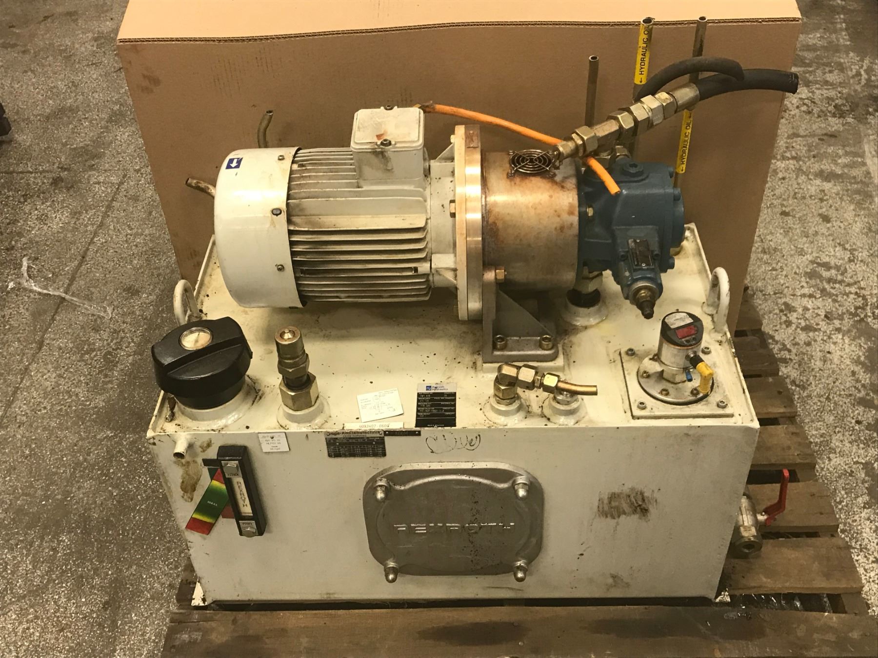 REXROTH HYDRAULIC R900 775 500 POWER PUMP UNIT - BTM Industrial