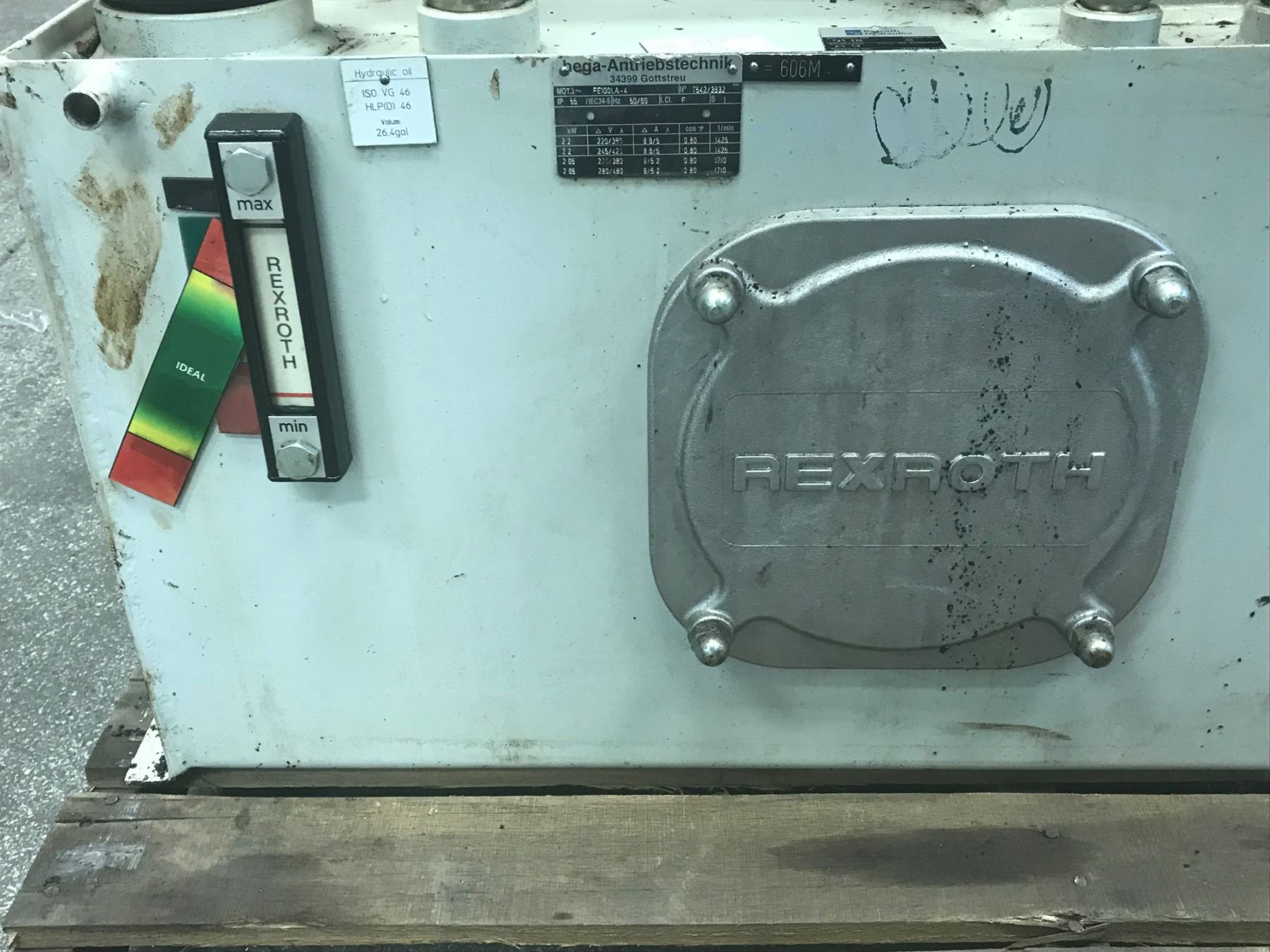 REXROTH HYDRAULIC R900 775 500 POWER PUMP UNIT - BTM Industrial