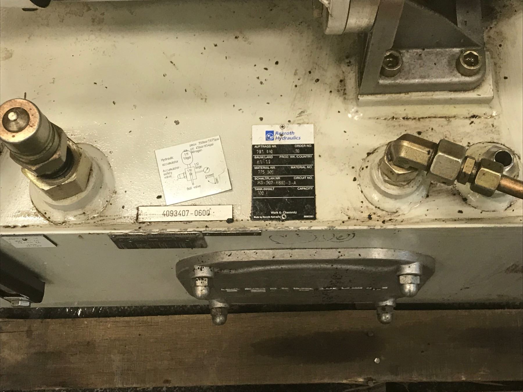 REXROTH HYDRAULIC R900 775 500 POWER PUMP UNIT - BTM Industrial