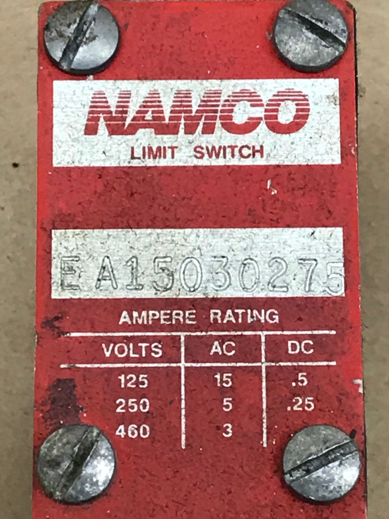 NAMCO EA15030275 LIMIT SWITCH