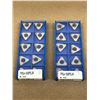 Image 1 : (20) VALENITE TPEW-332PDJR VC2 CARBIDE INSERT