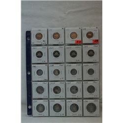 Canada Proof Coins (20) - All Have Cameo Effect