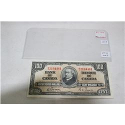 Canada One Hundred Dollar Bill (1)