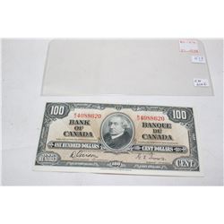 Canada One Hundred Dollar Bill (1)