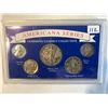 Image 1 : Americana Series Silver US Standing Walking Coin Collection 1943 Walking Liberty