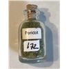 Image 1 : Glass Jar Filled with GREEN PERiDOTS Gemstones 25 Grams