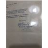 Image 2 : Rare 1965 Signed Robert F Kennedy Letter on US Senate Letterhead with Envelope