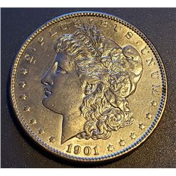 1901-P $1 Morgan Silver Dollar Coin