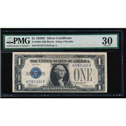 1928D $1 Silver Certificate PMG 30