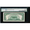 Image 2 : 1950B $5 Kansas City Federal Reserve Star Note PMG 66EPQ