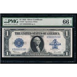 1923 $1 Silver Certificate PMG 66EPQ