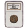 Image 1 : 1847 Braided Hair Large Cent NGC MS61BN