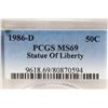 Image 3 : 1986-D STATUE OF LIBERTY HALF DOLLAR PCGS MS69