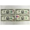 Image 1 : 4-1976 $2 FRN'S POSTALLY CANCELED CRISP UNCS