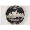 Image 1 : 1999-S SILVER NEW JERSEY QUARTER PCGS PR69 DCAM